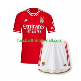 Fußballtrikots Benfica Lissabon Kinder 2023-2024 Kurzarm Heimtrikotsatz kaufen